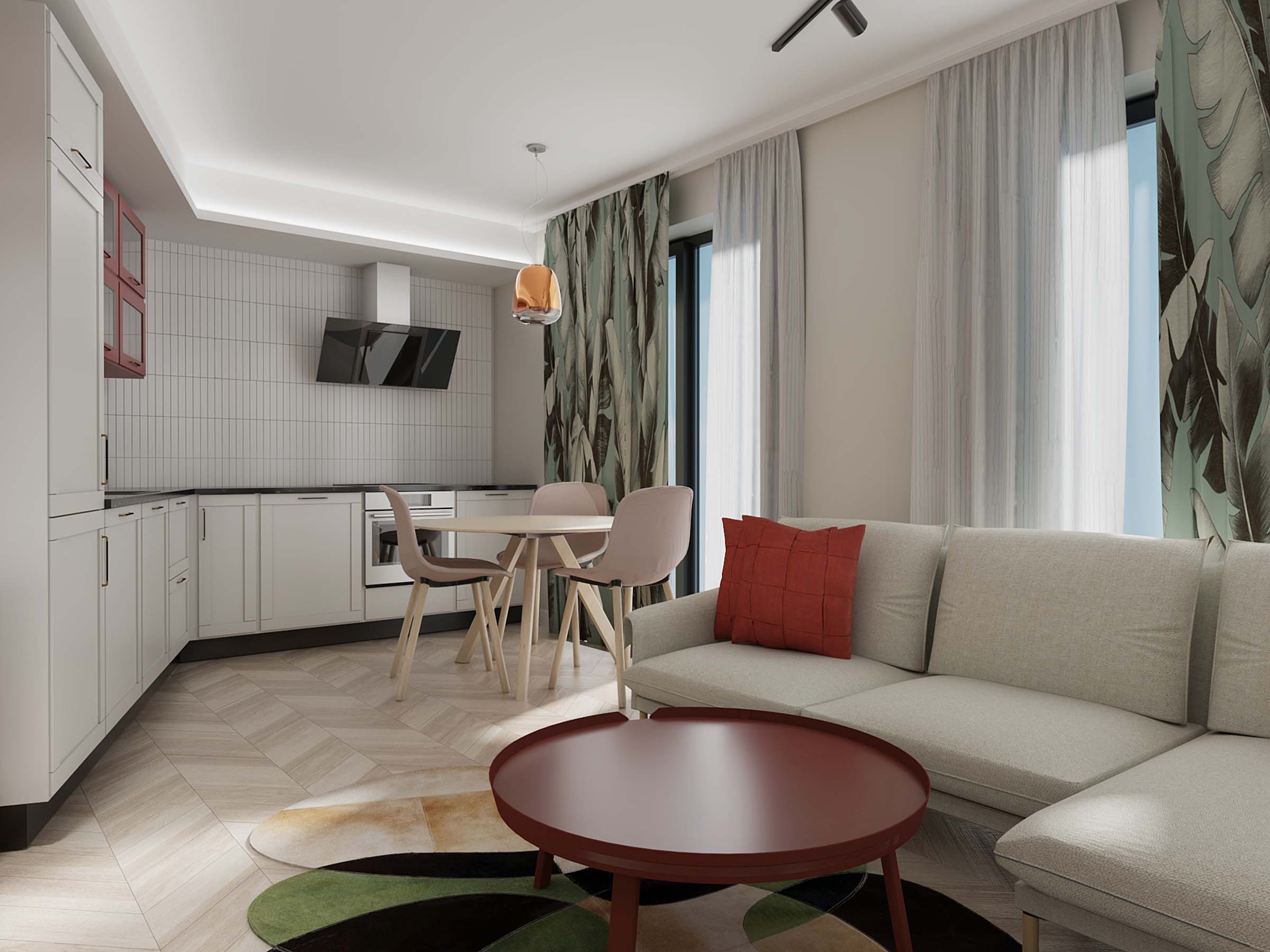 Дизайн интерьера гостиной квартиры